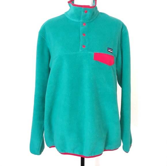 Patagonia Jackets & Blazers - Patagonia Synchilla Snap-T Fleece Teal Pullover